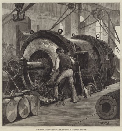 Foratura della bobina del trunnion del cannone da 81 tonnellate all