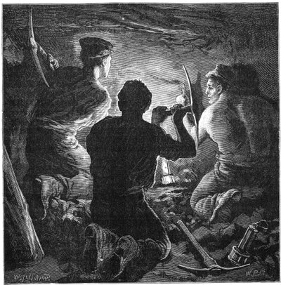 Incidente minerario, miniera di Tynewydd, Galles del Sud, aprile 1877 da William Heysham Overend