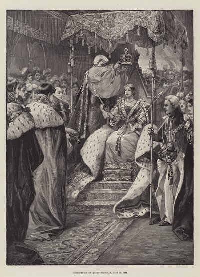 Incoronazione della Regina Vittoria da William Heysham Overend