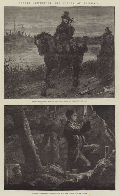 George Stephenson, il padre delle ferrovie da William Heysham Overend