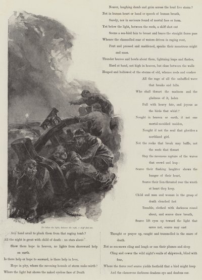 Grace Darling, di A C Swinburne da William Heysham Overend