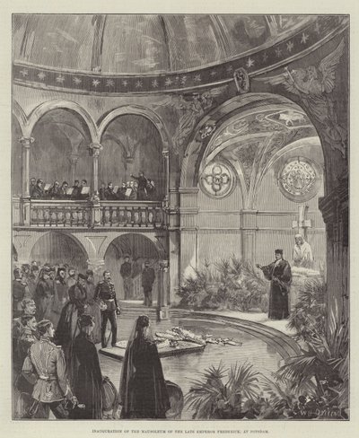 Inaugurazione del Mausoleo del defunto Imperatore Federico, a Potsdam da William Heysham Overend