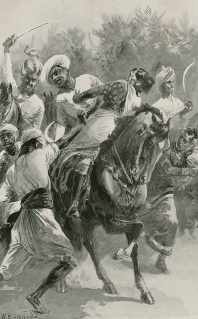 Predoni Mahratta in una spedizione di razzia da William Heysham Overend