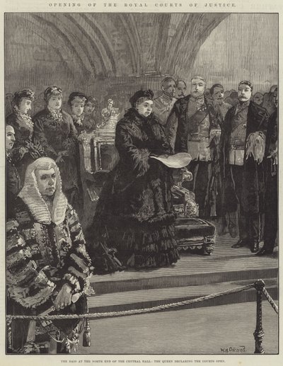 Apertura delle Royal Courts of Justice, il Dais all