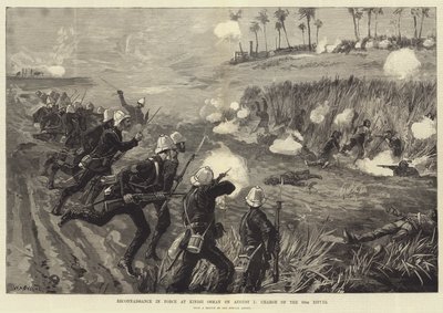 Ricognizione in forza a Kindji Osman il 5 agosto, carica dei 60th Rifles da William Heysham Overend