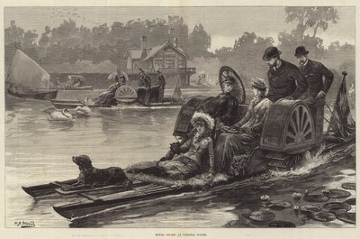 Pic-nic reale a Virginia Water da William Heysham Overend