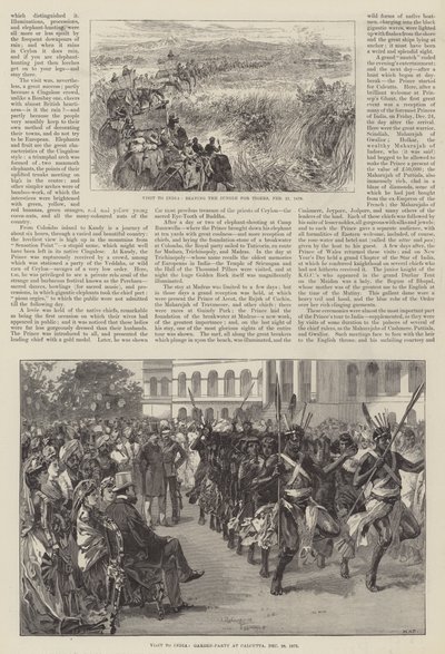 Visita reale in India da William Heysham Overend