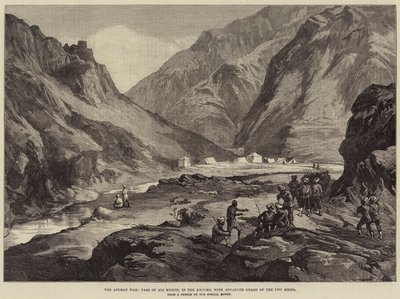 La Guerra Afghana, Passo di Ali Musjid, nel Khyber, con l