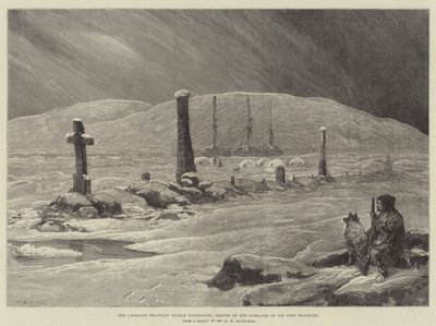 La spedizione di ricerca americana di Franklin, tombe dei compagni di Sir John Franklin da William Heysham Overend