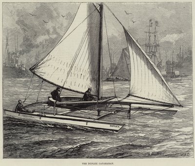 Il catamarano duplex da William Heysham Overend