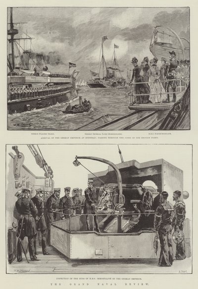 La grande parata navale da William Heysham Overend