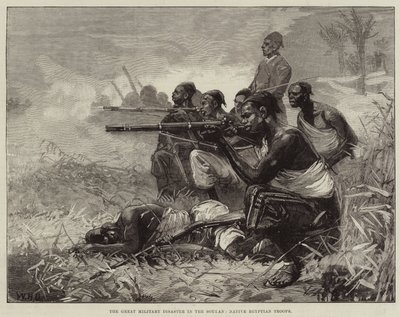 Il grande disastro militare in Sudan, truppe egiziane native da William Heysham Overend