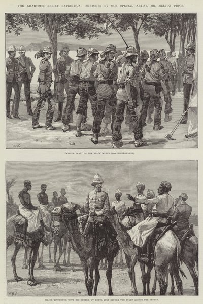 La spedizione di soccorso di Khartoum da William Heysham Overend