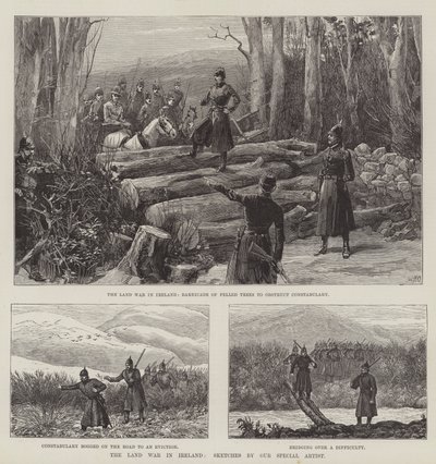 La Guerra della Terra in Irlanda da William Heysham Overend