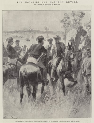 La Rivolta dei Matabili e Mashona da William Heysham Overend