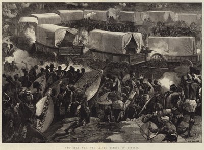 La Guerra Zulu, il Metodo di Difesa del Laager da William Heysham Overend