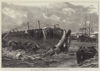 Visita del Principe di Galles al Relitto della HMS Eurydice nella Baia di Sandown da William Heysham Overend