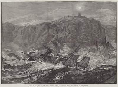 Naufragio della HMS Wasp a Tory Island, Donegal da William Heysham Overend