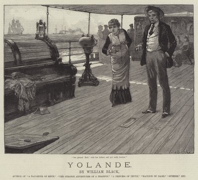 Yolande, di William Black da William Heysham Overend