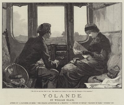 Yolande, di William Black da William Heysham Overend