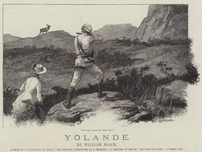 Yolande, di William Black da William Heysham Overend
