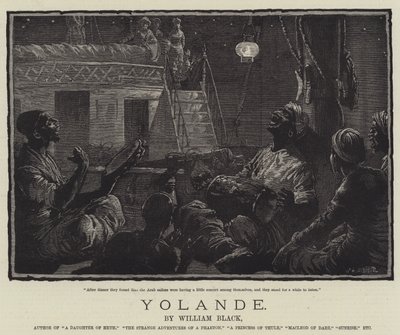 Yolande, di William Black da William Heysham Overend