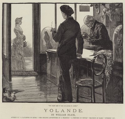 Yolande, di William Black da William Heysham Overend