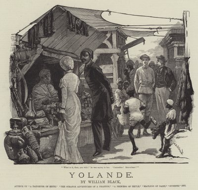 Yolande, di William Black da William Heysham Overend