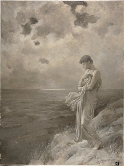 Sonetto: "Quando temo di cessare di esistere", 1887 da William Hicok Low