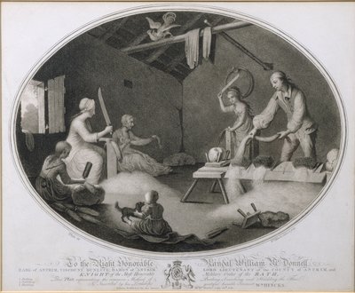 Il Metodo Comune di Battitura, Scutching e Hackling del Lino, tavola IV di 