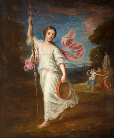 Lady Emily Kerr come Baccante da William Hoare
