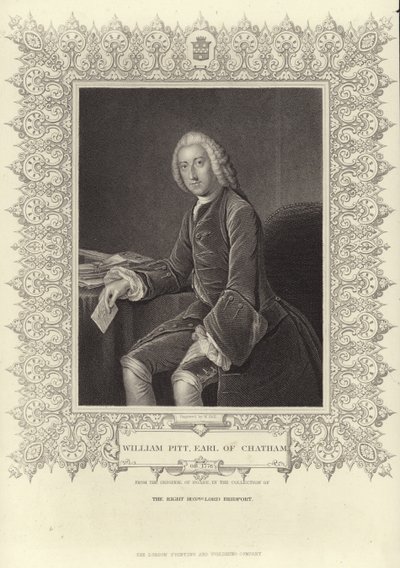 Ritratto di William Pitt il Vecchio da William Hoare