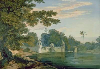 Una vista vicino ad Agra, c.1780 da William Hodges