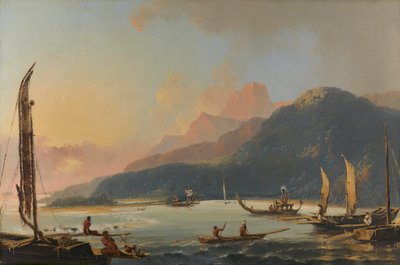 Veduta della baia di Matavai nell