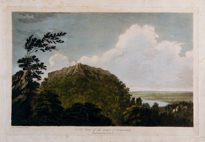 Una vista del forte di Bidjegur da William Hodges