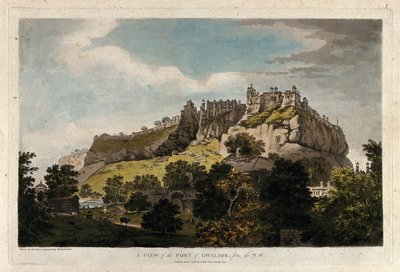 Veduta del forte di Gwalior, da nord-ovest. da William Hodges