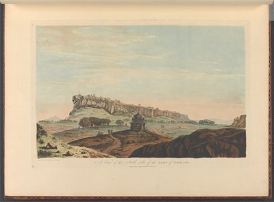 Una veduta del lato sud del forte di Gwalior da William Hodges