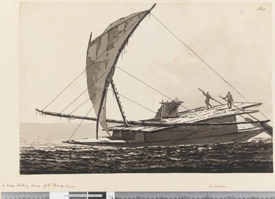 Pagina 20 Una grande canoa a vela delle Isole Amichevoli da William Hodges