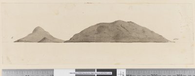 Pagina 25b/d Profilo di isola non identificata da William Hodges