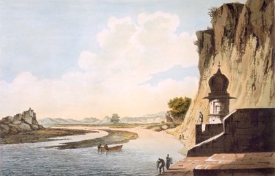 Pl. 26 Una vista del Gaut a Etawa, sulle rive del fiume Jumna, da 