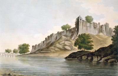 Pl. 33 Veduta del Forte di Ilionpoor sulle rive del fiume Goomty da 