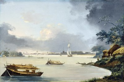 Veduta di Calcutta, c.1790 da William Hodges