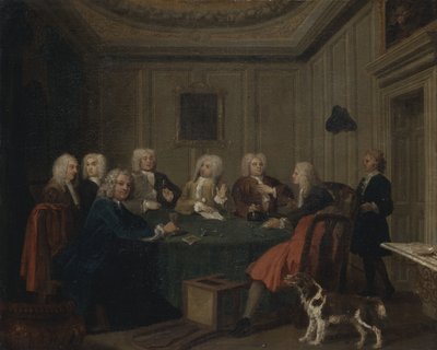 Un club di gentiluomini da William Hogarth