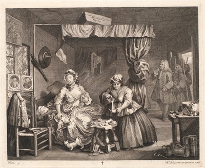 La carriera di una prostituta da William Hogarth