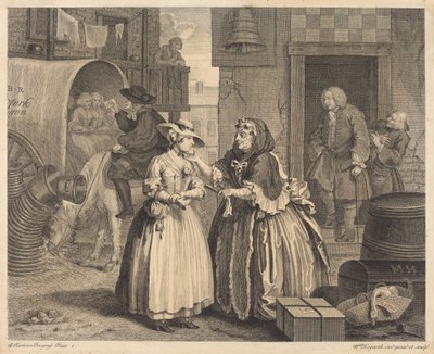 Il progresso di una prostituta: pl.1 da William Hogarth