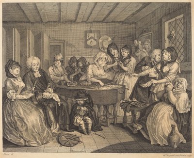 Il progresso di una prostituta: pl.6 da William Hogarth