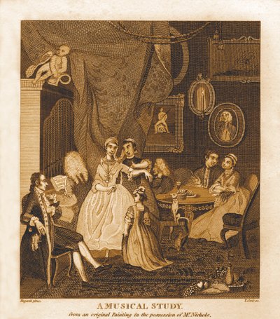 Uno Studio Musicale di William Hogarth da William Hogarth