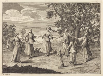 Una danza nativa da William Hogarth