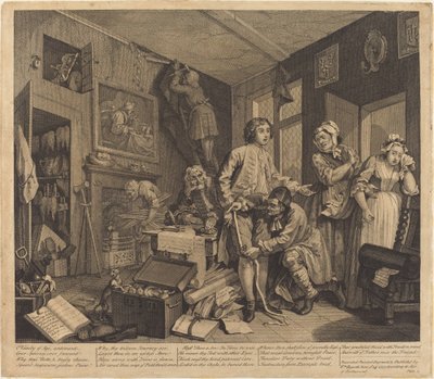 Il progresso di un libertino: tav.1 da William Hogarth