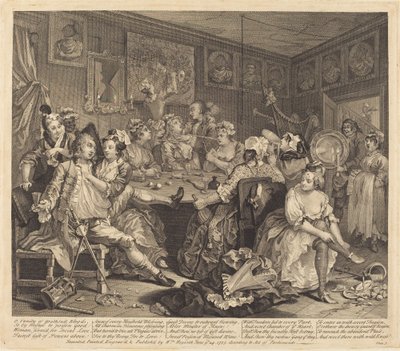 La carriera di un libertino: tav.3 da William Hogarth